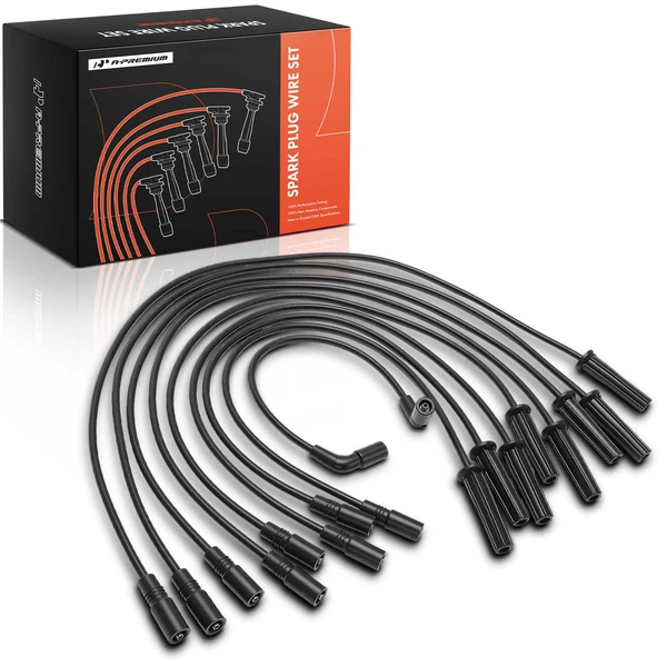 9 Pcs Spark Plug Wire Set for Volvo Penta V8 5.0L 5.7L 8.1L GXI GI OSI