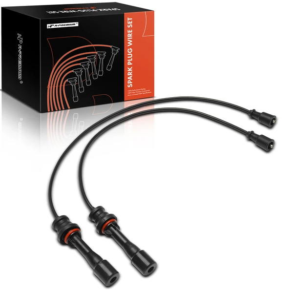 2 Pcs Spark Plug Wire Set for 1999-2001 Mazda Protege