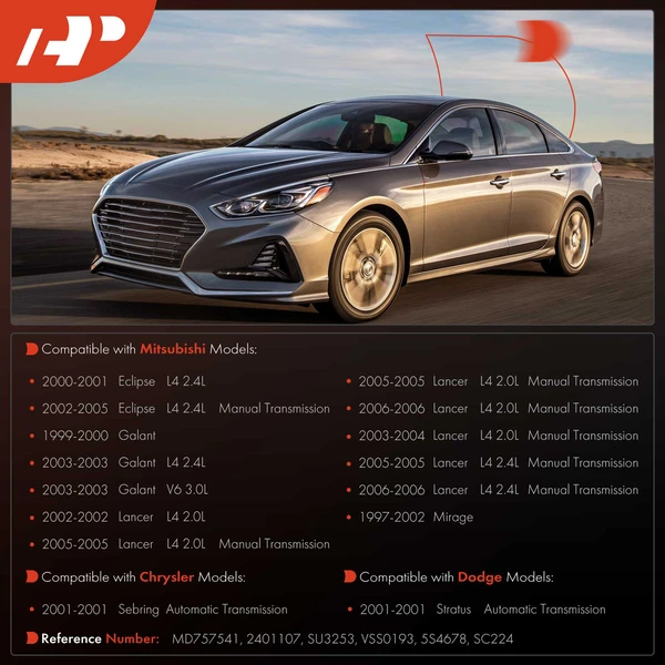 Vehicle Speed Sensor for Mitsubishi Mirage Lancer Chrysler Sebring Dodge Stratus