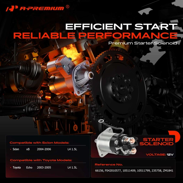 24V Starter Solenoid Switch for Scion xB 2004-2006 Toyota Echo 2003-2005