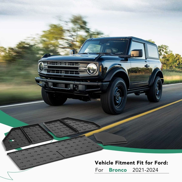 Front Passenger Co-pilot Glove Box Storage Insert Divider for Ford Bronco 2021-2024