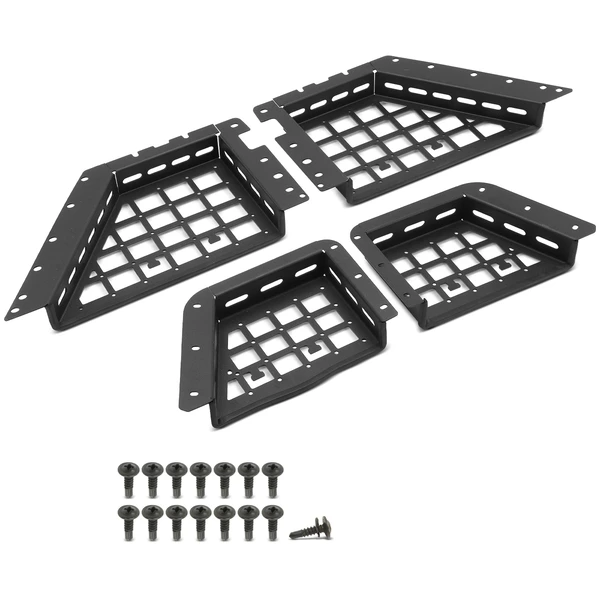 4 Pcs Steel Door Hollow Storage Pockets Box Side Cup for 2021-2024 Ford Bronco