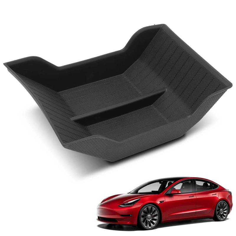 Center Control Console Lower Bottom Storage Box for 2023 Tesla Y