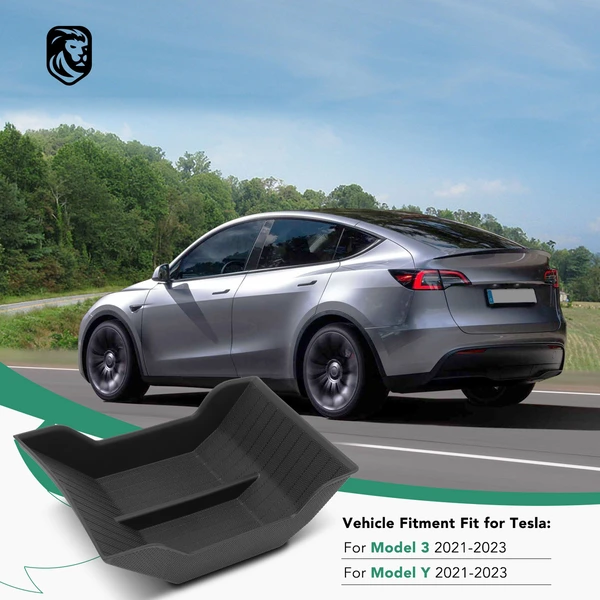 Center Control Console Lower Bottom Storage Box for Tesla Model 3 Y 2021-2023