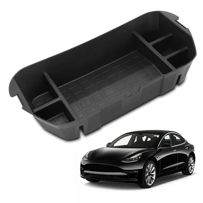Front Trunk Black Storage Compartment Box