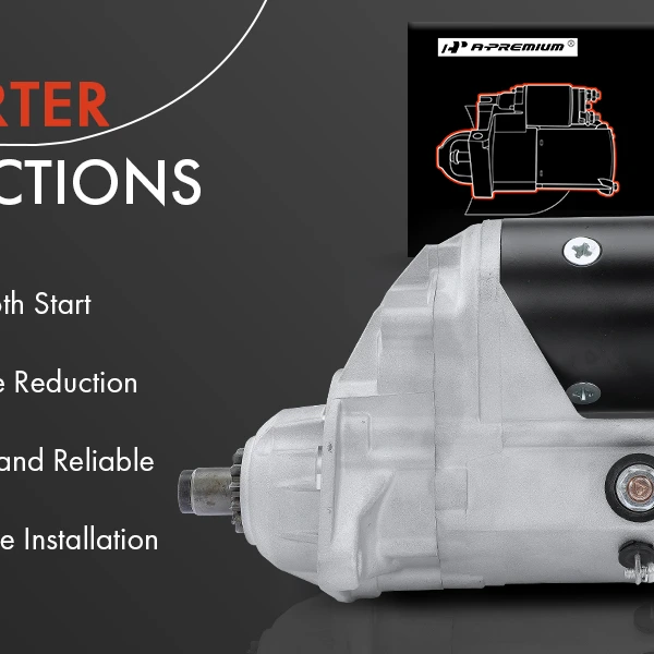 Starter 2.7 KW/2.5 KW 12V Clockwise 13 Teeth A-Premium APSTR355