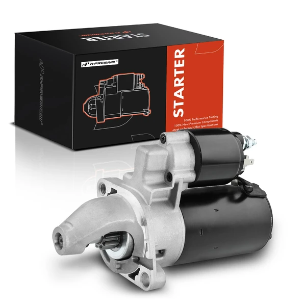 1993-1995 Audi 90 Quattro Starter 1.4 KW 12V Counterclockwise 9 Teeth A-Premium APSTR035