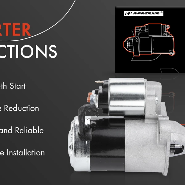 Starter 1.4 KW 12V Clockwise 10 Teeth A-Premium APSTR369