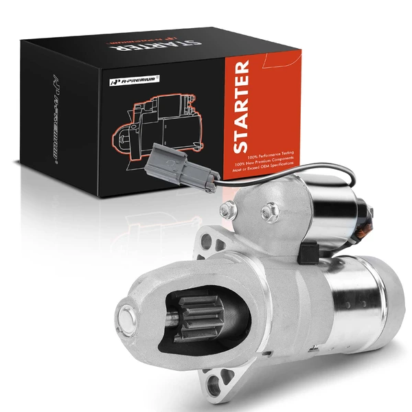 1995-1999 Nissan Maxima Starter 1.4 KW 12V Counterclockwise 10 Teeth A-Premium APSTR060