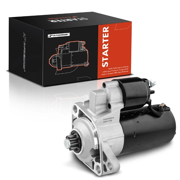 1996-2004 Volkswagen Jetta Starter 1.8 KW 12V Counterclockwise 9 Teeth A-Premium APSTR379