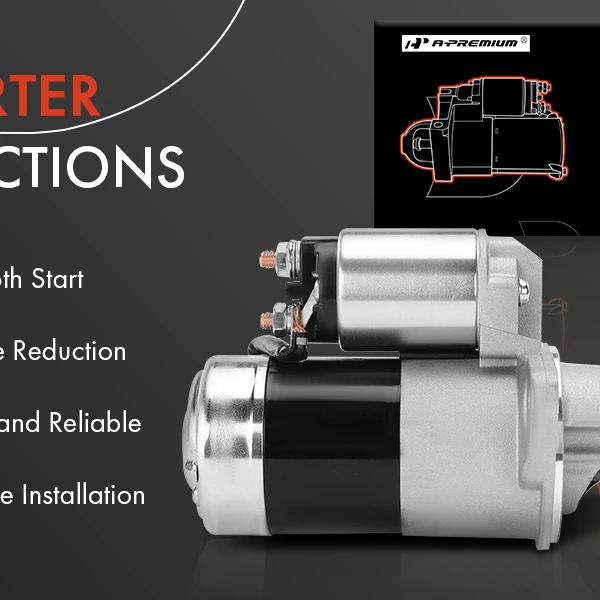 Starter 1.4 KW 12V Counterclockwise 9 Teeth A-Premium APSTR378