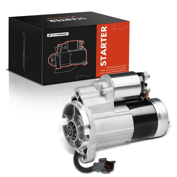 1999-2001 Nissan Frontier Starter 1.4 KW 12V Clockwise 9 Teeth A-Premium APSTR068