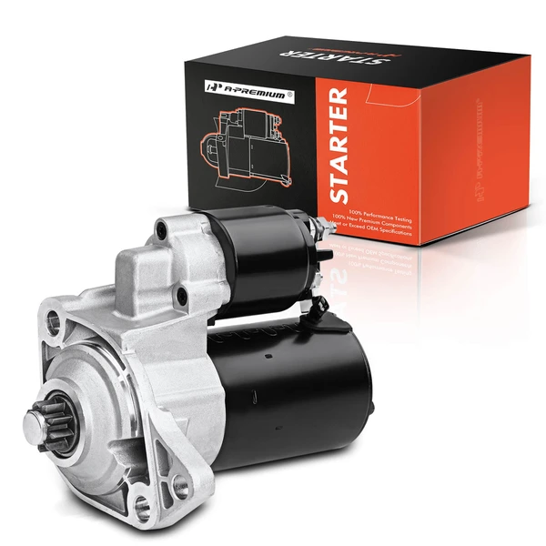 1998-2005 Volkswagen Beetle Starter 1.1 KW 12V Counterclockwise 9 Teeth A-Premium APSTR085