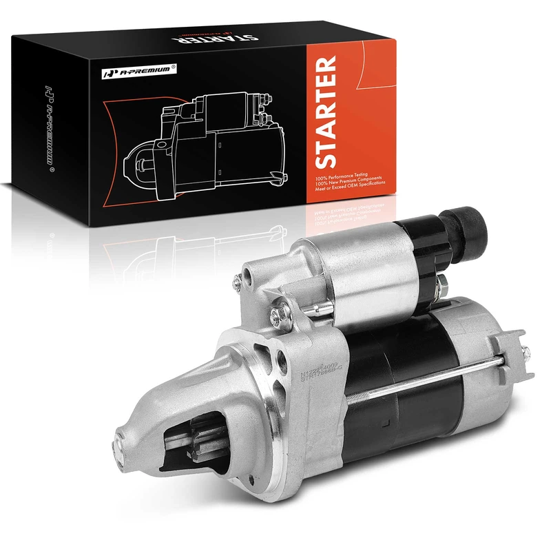 Starter, 1.2 KW 12V Clockwise 9 Teeth, A-Premium APSTR450