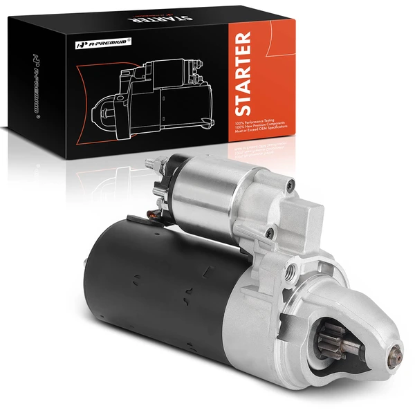 2002-2004 Volkswagen Passat Starter 2.0 KW 12V Clockwise 9 Teeth A-Premium APSTR568