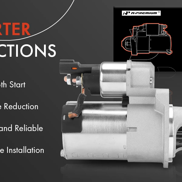 Starter 1.3 KW 12V Clockwise 13 Teeth A-Premium APSTR436