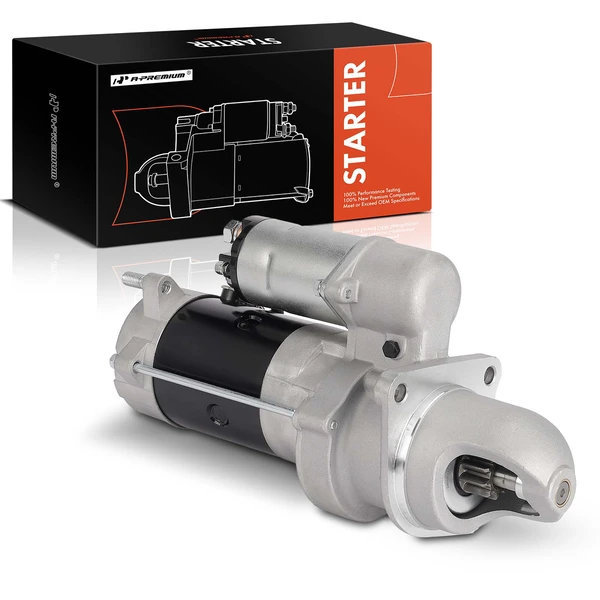 1996-2007 Kenworth T300 Starter 2.9 KW 12V Clockwise 10 Teeth A-Premium APSTR670