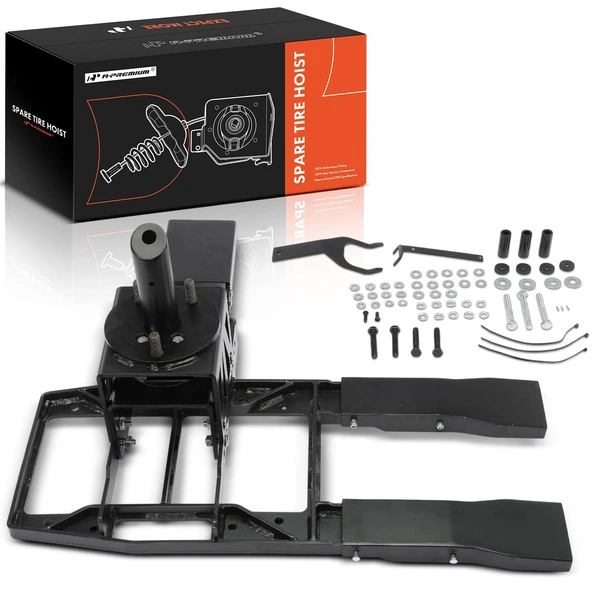 Spare Tire Winch Carrier for 2018-2021 2023-2024 Jeep Wrangler