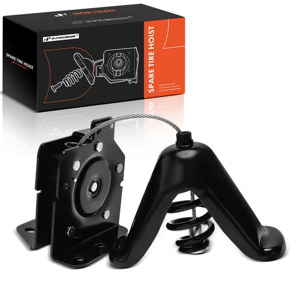 Spare Tire Winch Carrier for Chevy Silverado 3500 HD 2020-2024 GMC Sierra 3500 HD