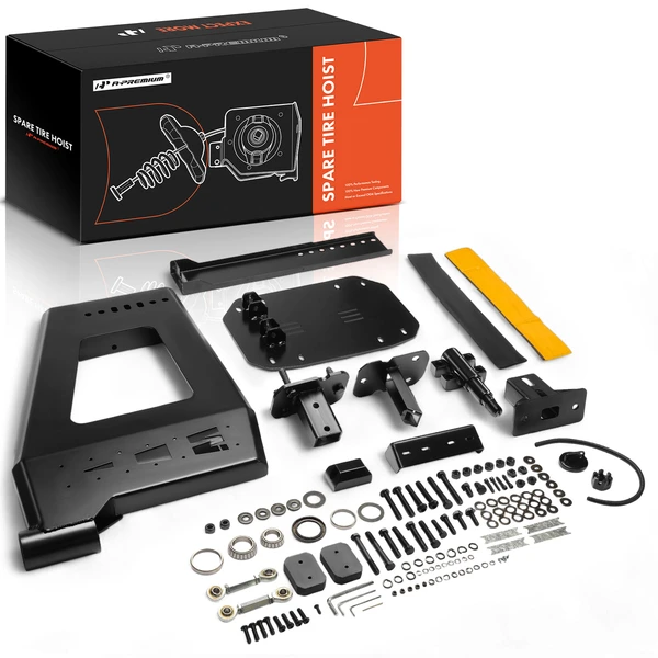 Spare Tire Winch Carrier for 2018-2023 Jeep Wrangler