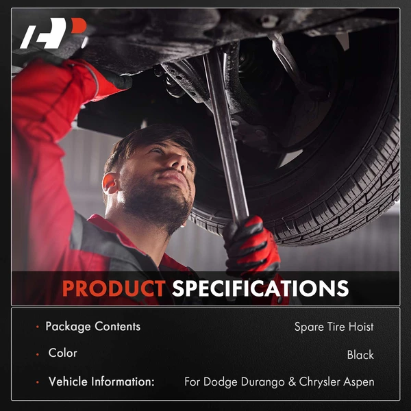 Spare Tire Winch Carrier for Dodge Durango 2004-2009 Chrysler Aspen 2007-2009