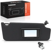Black Passenger Sun Visor with Mirror for 2016-2022 Honda Pilot