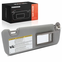 Passenger Gray Sun Visor with Mirror for 2014-2019 Toyota Highlander