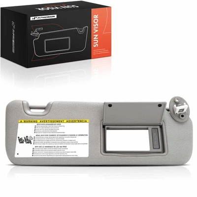 Passenger Gray Sun Visor with Mirror