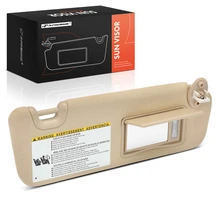 Passenger Beige Sun Visor with Mirror for 2014-2019 Toyota Highlander
