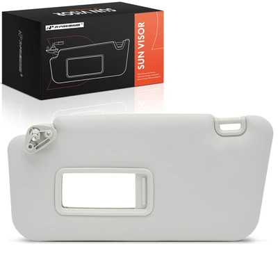 Driver Gray Sun Visor with Mirror