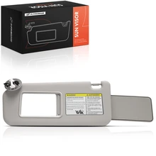 Driver Gray Sun Visor with Mirror