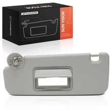 Driver Gray Sun Visor with Mirror