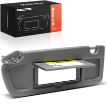 Driver Atlas Gray Sun Visor with Mirror