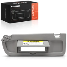 Driver Atlas Gray Sun Visor with Mirror