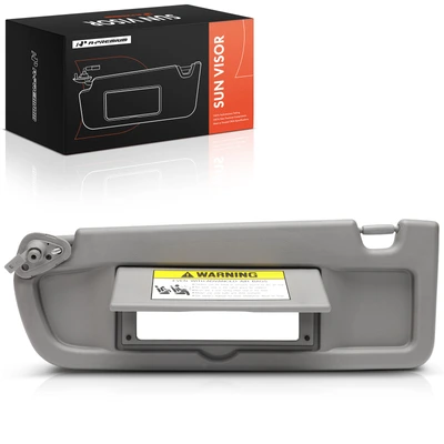 Driver Atlas Gray Sun Visor with Mirror