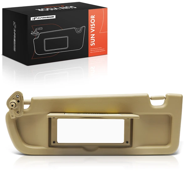 Driver Beige Sun Visor with Mirror for Honda Civic 2006-2008