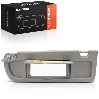 Driver Warm Gray Sun Visor with Mirror
