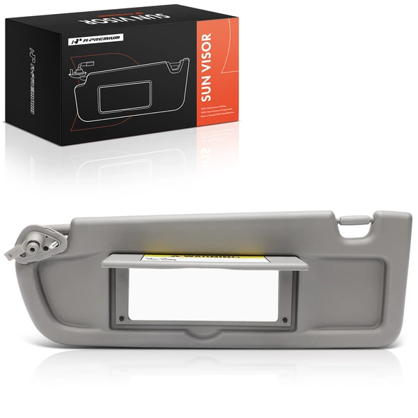 Driver Warm Gray Sun Visor with Mirror for Honda Civic 2009-2011 Sedan Coupe
