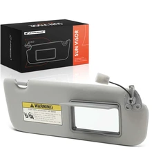 Passenger Gray Sun Visor with Mirror & Light for 2005-2008 Hyundai Sonata