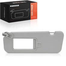 Left Driver Side Gray Sun Visor with Mirror for 2017-2019 Hyundai Elantra