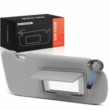 Passenger Gray Sun Visor with Light and Mirror for 2017-2022 Honda CR-V