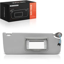 Passenger Gray Sun Visor with Light & Mirror