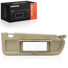 Passenger Beige Sun Visor with Mirror for 2006-2008 Honda Civic