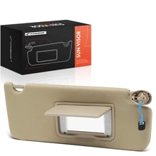 Passenger Beige Sun Visor with Light & Mirror for 2016-2022 Honda Pilot