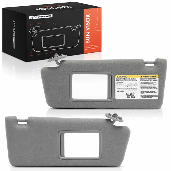 A-Premium APSVR003 2005-2015 Toyota Tacoma Sun Visor Driver & Passenger