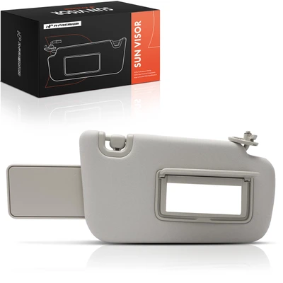 Passenger Gray Sun Visor with Mirror