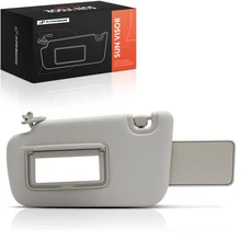 Driver Gray Sun Visor with Mirror for 2013-2019 Nissan Sentra