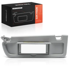 Driver Light Gray Sun Visor with Mirror for 2006-2008 Honda Civic