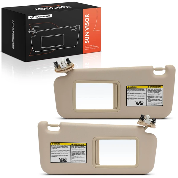 A-Premium APSVR006 Sun Visor Front Driver & Passenger