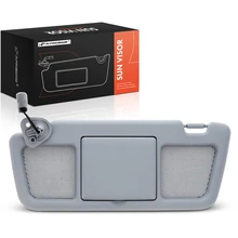 Driver Gray Sun Visor with Mirror & Light
